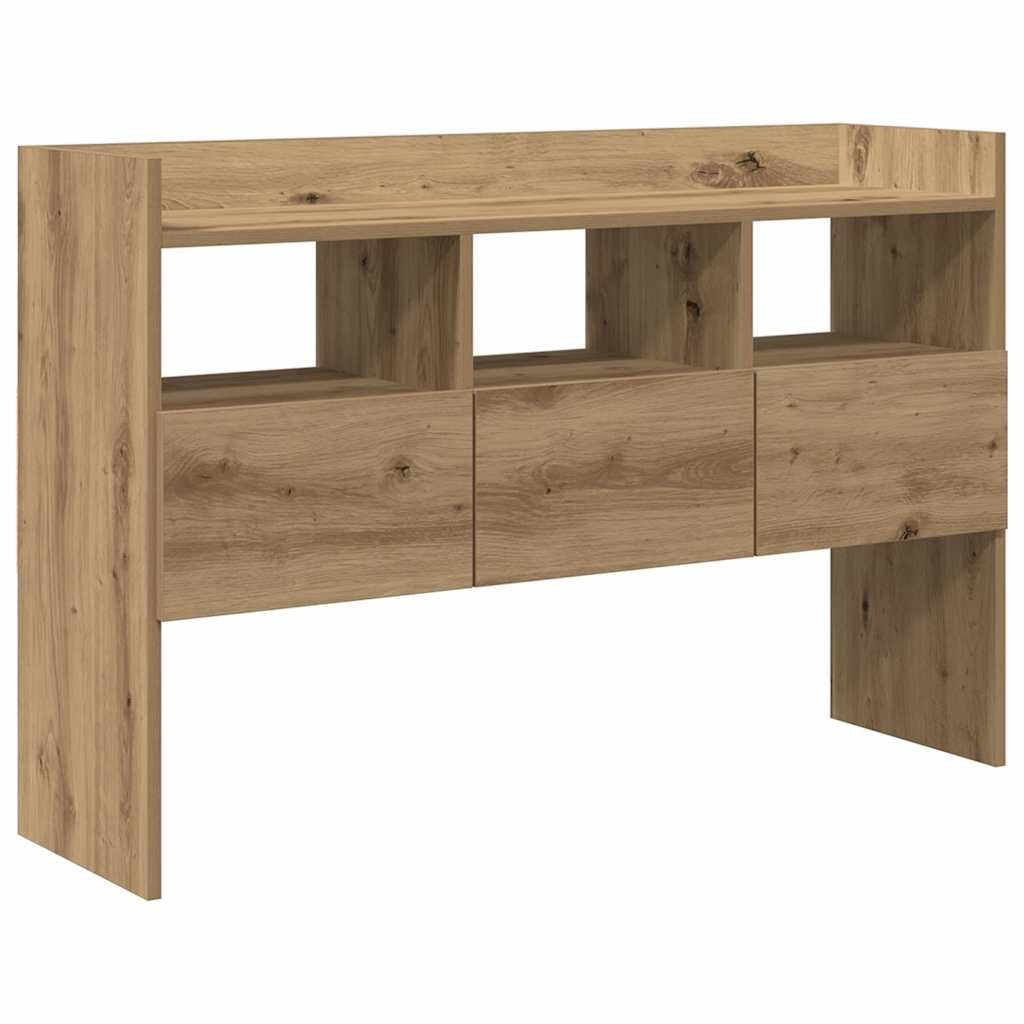 Buffet chêne artisanal 105x30x70 cm bois d'ingénierie - XIOS