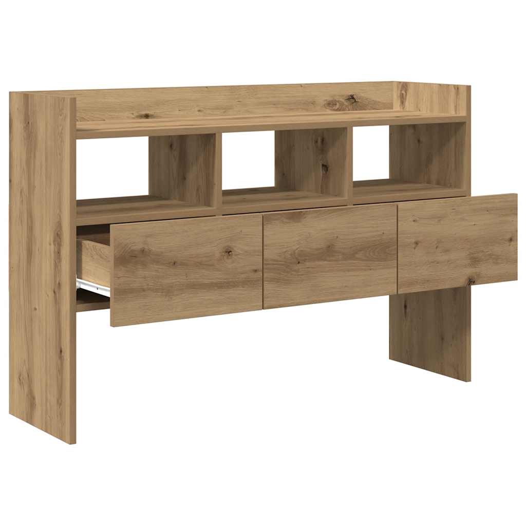 Buffet chêne artisanal 105x30x70 cm bois d'ingénierie - XIOS