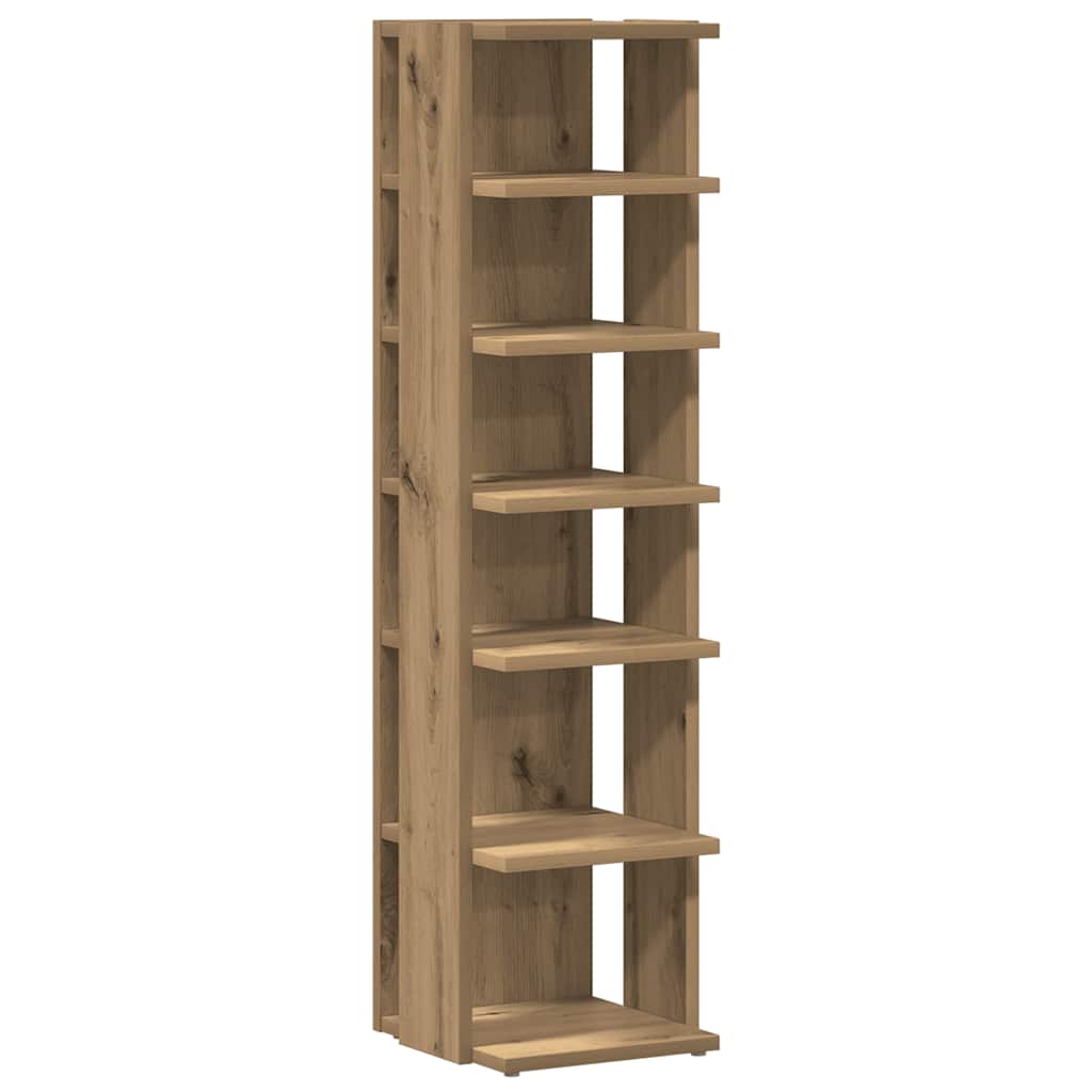 Armoire à chaussures chêne artisanal bois d'ingénierie - XIOS
