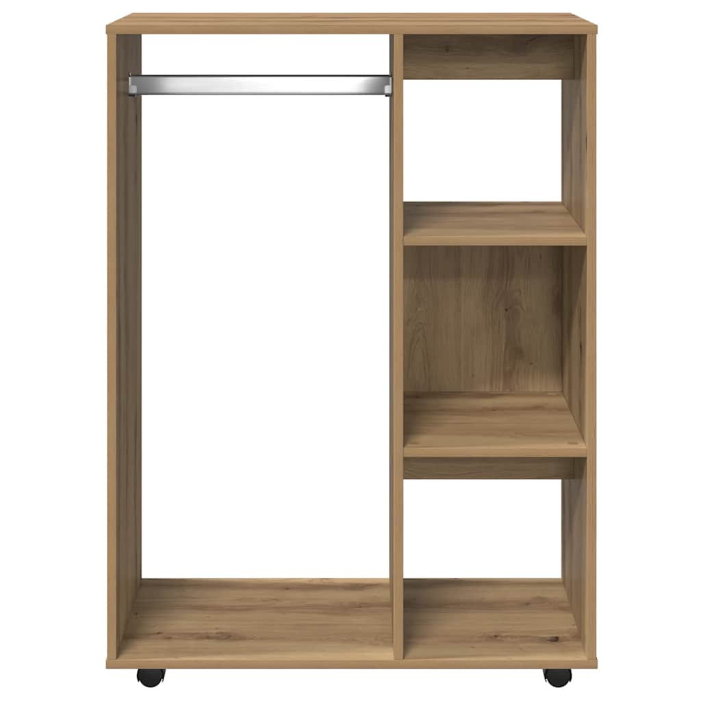 Garde-robe chêne artisanal 80x40x110 cm bois d'ingénierie - XIOS