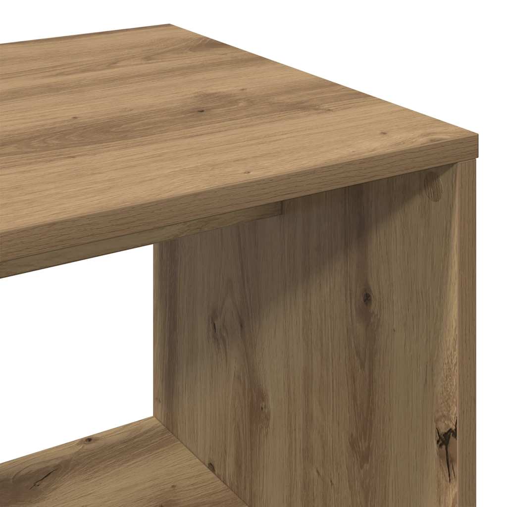 Garde-robe chêne artisanal 80x40x110 cm bois d'ingénierie - XIOS