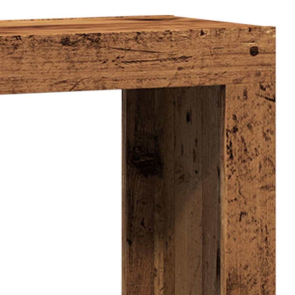 Tables basses gigognes 3 pcs vieux bois bois d'ingénierie - XIOS