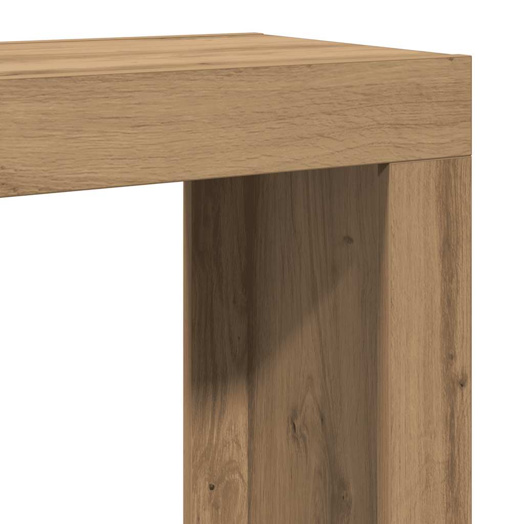 Tables basses gigognes 3 pcs chêne artisanal bois d'ingénierie - XIOS