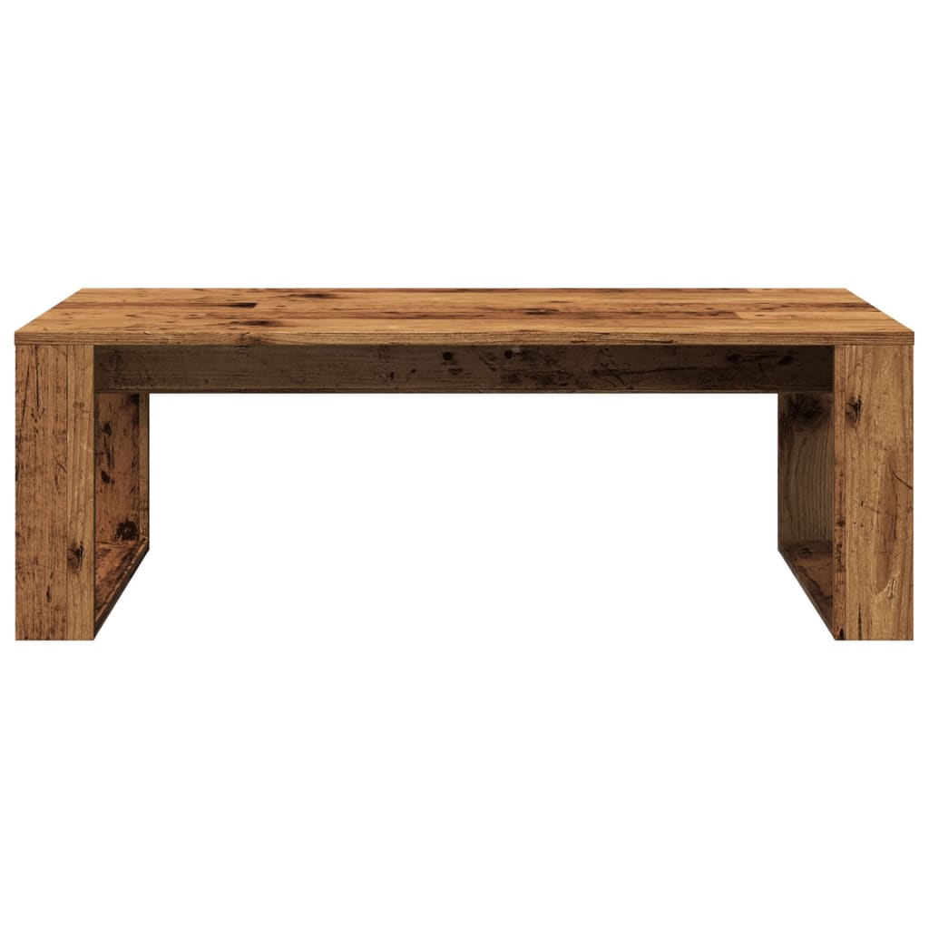 Table basse vieux bois 102x50x35 cm bois d'ingénierie - XIOS