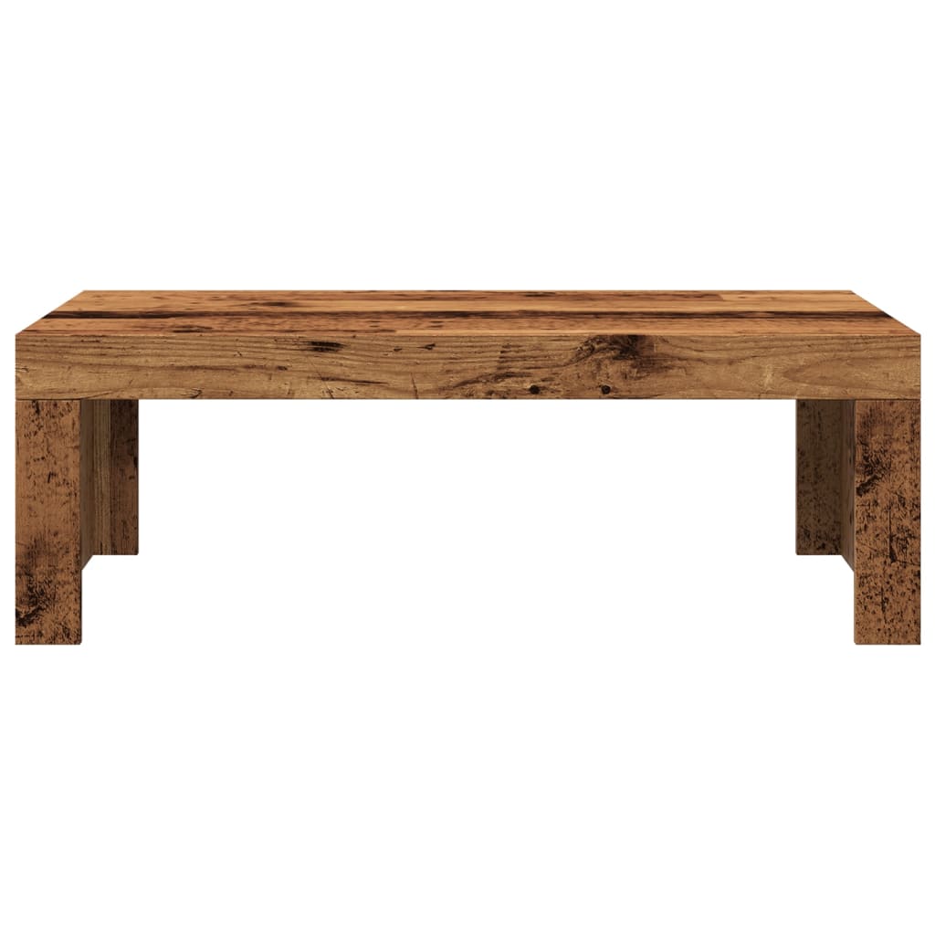 Table basse vieux bois 102x50x35 cm bois d'ingénierie - XIOS