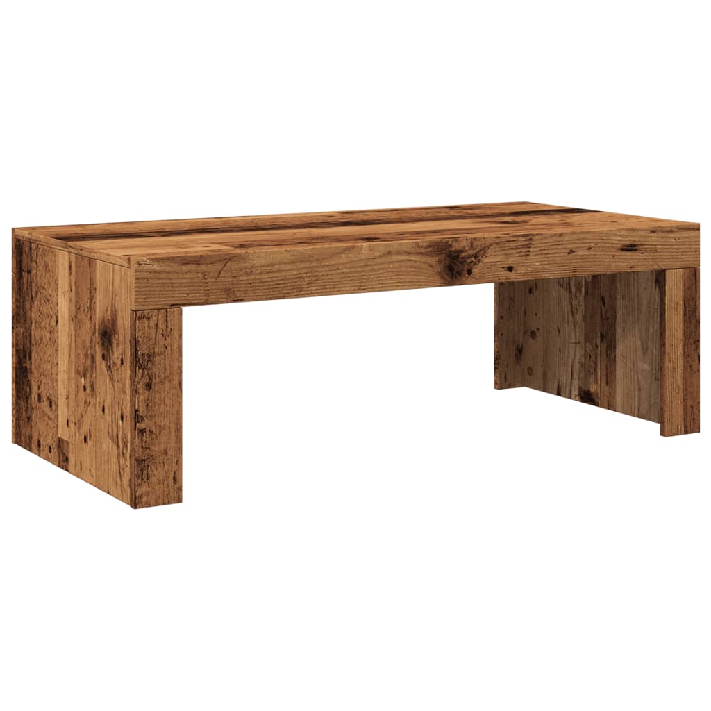 Table basse vieux bois 102x50x35 cm bois d'ingénierie - XIOS