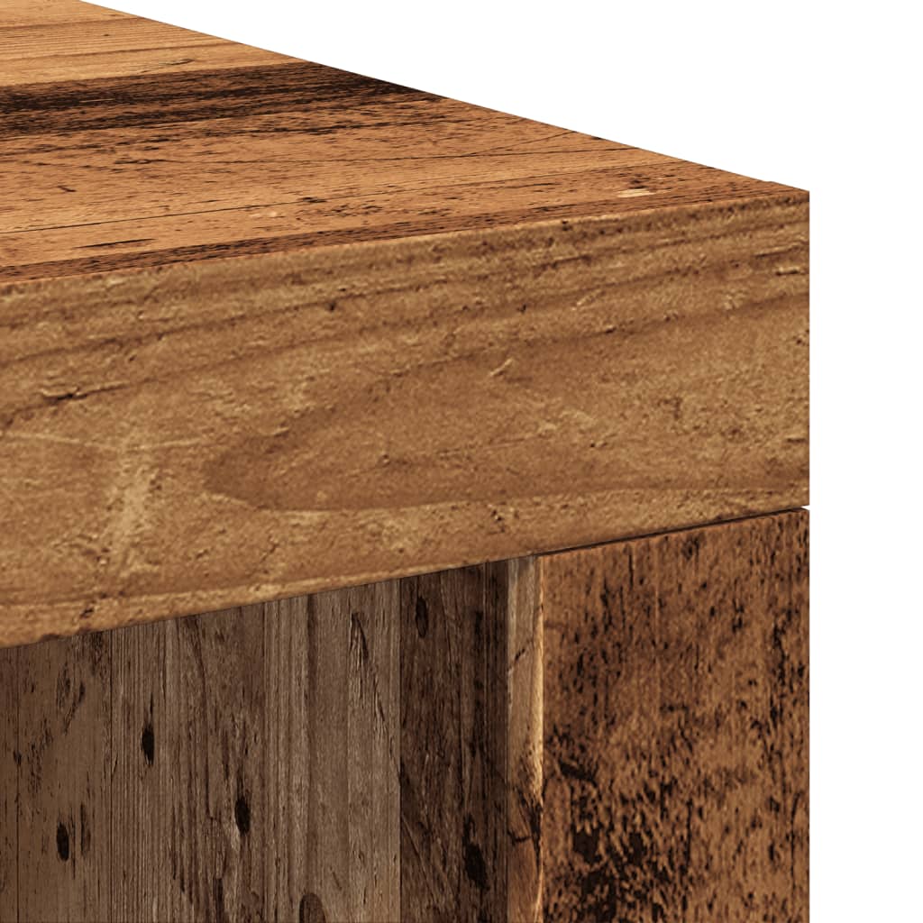 Table basse vieux bois 102x50x35 cm bois d'ingénierie - XIOS