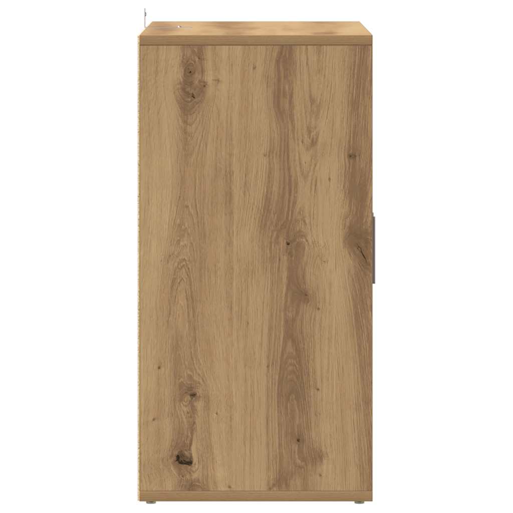 Armoire à chaussures chêne artisanal bois d'ingénierie - XIOS