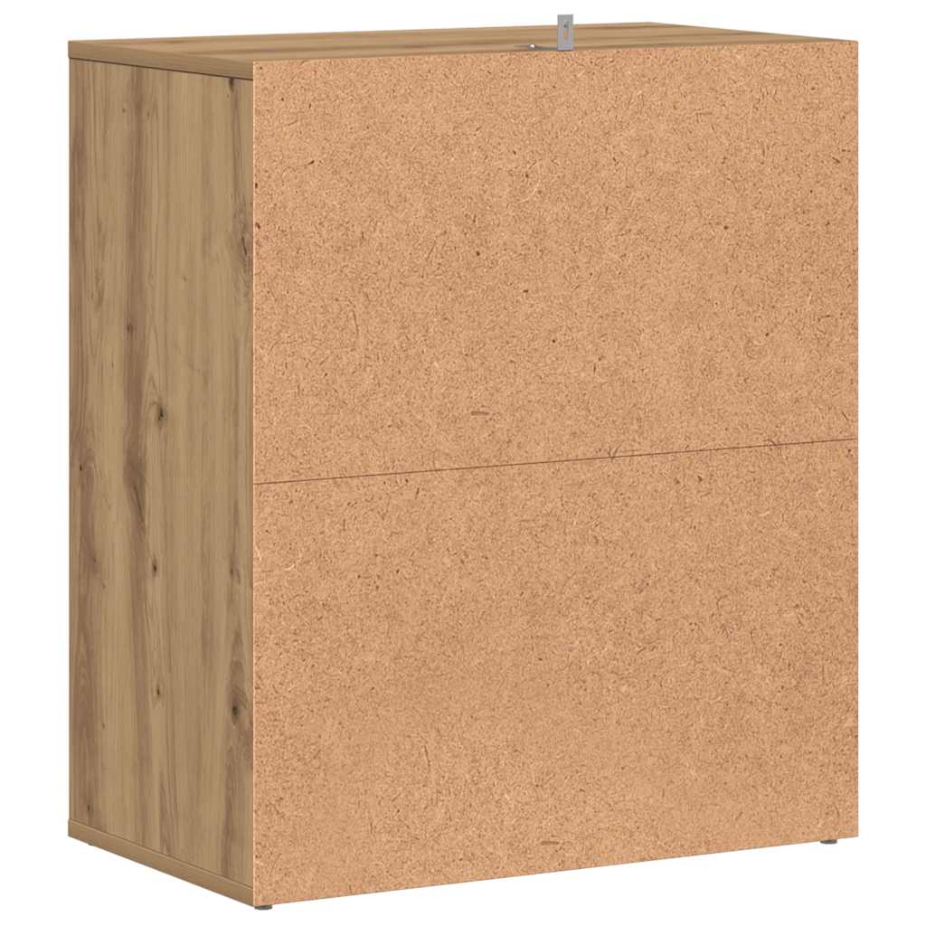Armoire à chaussures chêne artisanal bois d'ingénierie - XIOS
