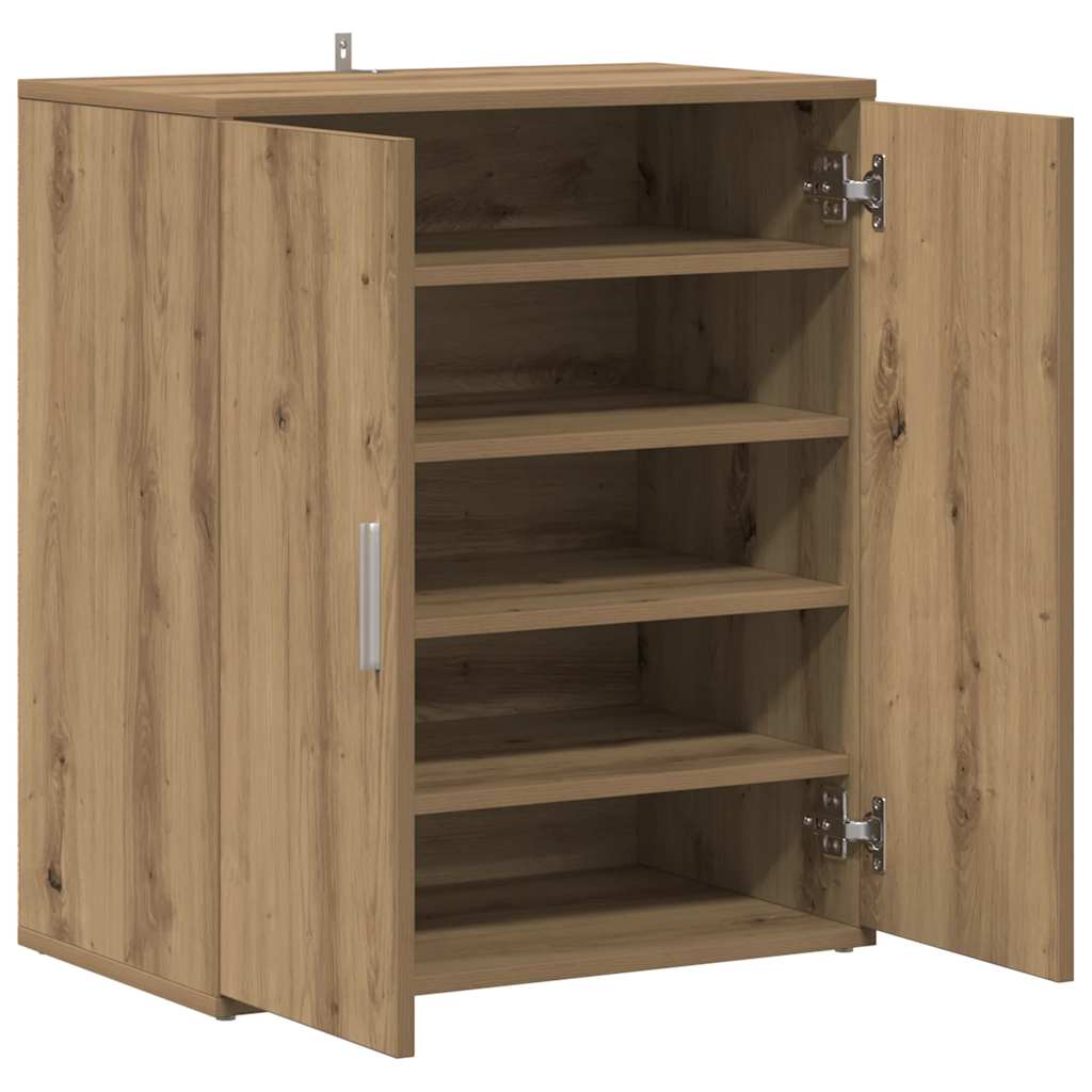 Armoire à chaussures chêne artisanal bois d'ingénierie - XIOS