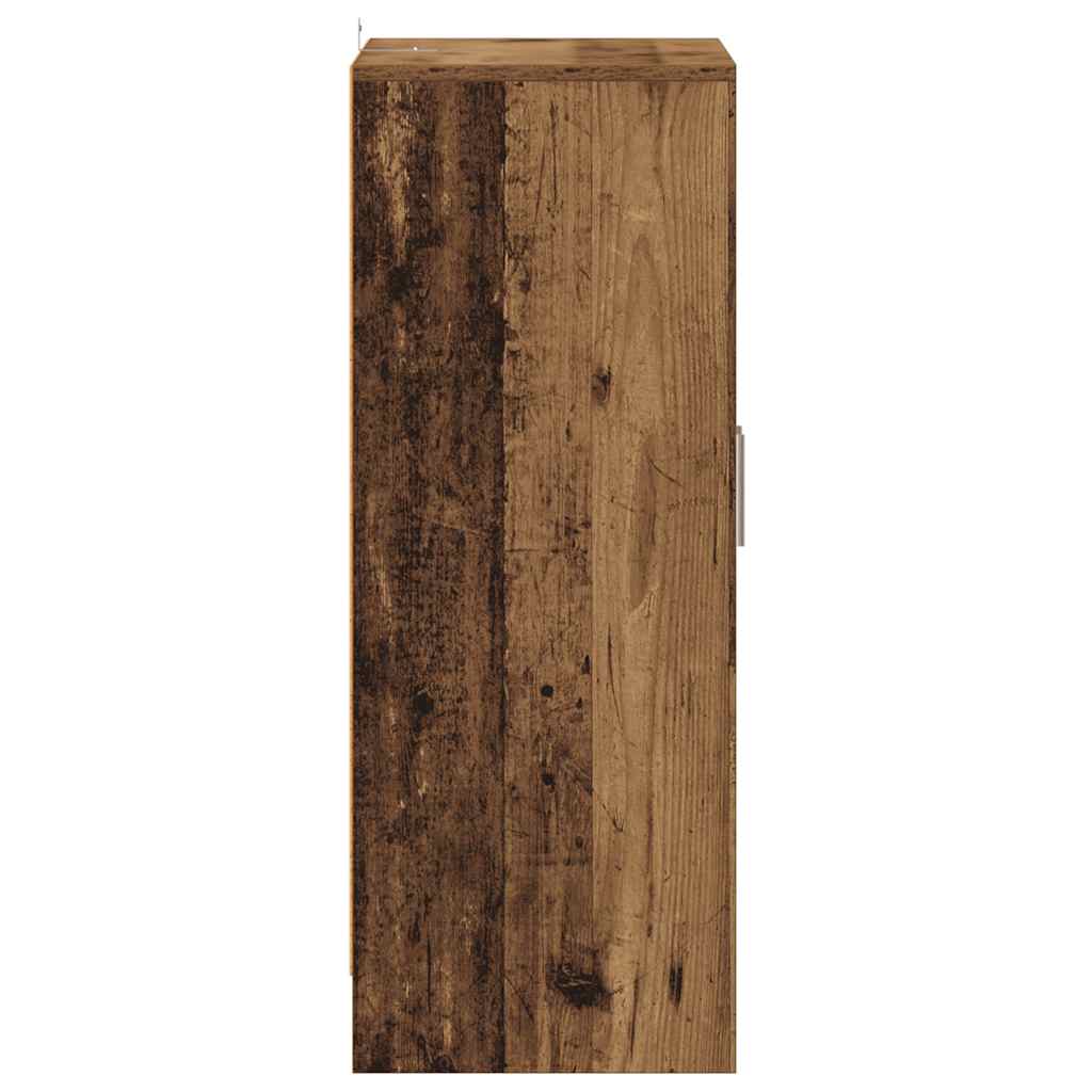 Armoire à chaussures vieux bois 60x35x92 cm bois d'ingénierie - XIOS