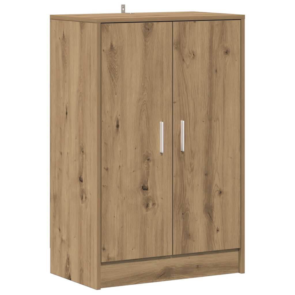 Armoire à chaussures chêne artisanal bois d'ingénierie - XIOS