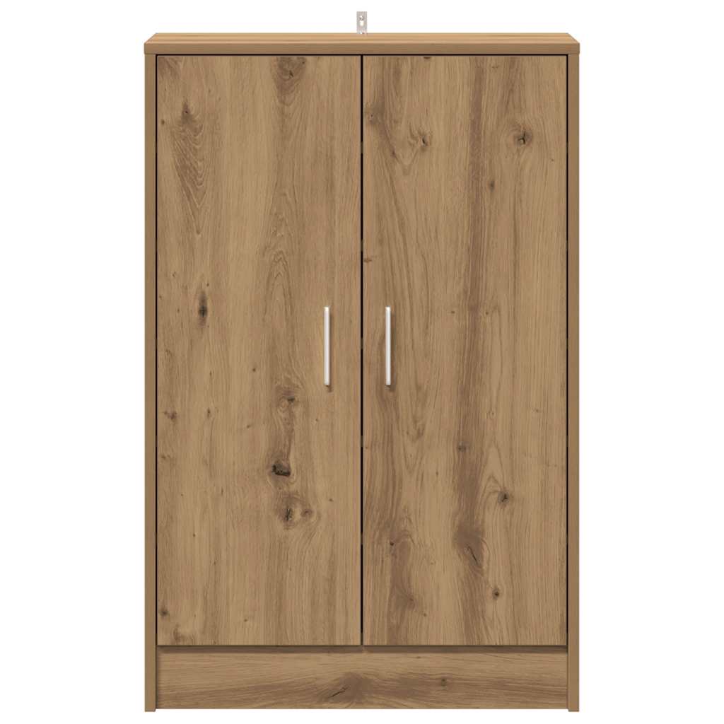 Armoire à chaussures chêne artisanal bois d'ingénierie - XIOS