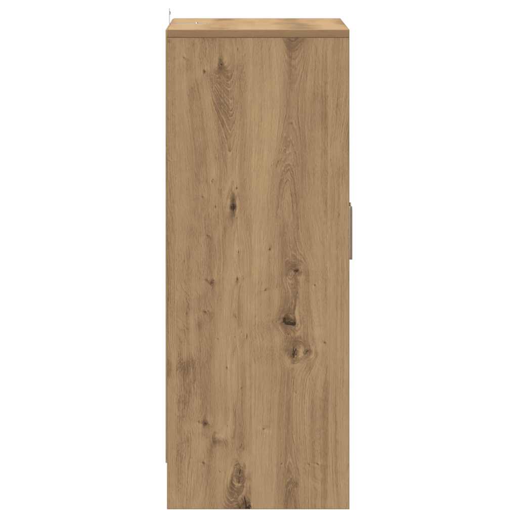 Armoire à chaussures chêne artisanal bois d'ingénierie - XIOS