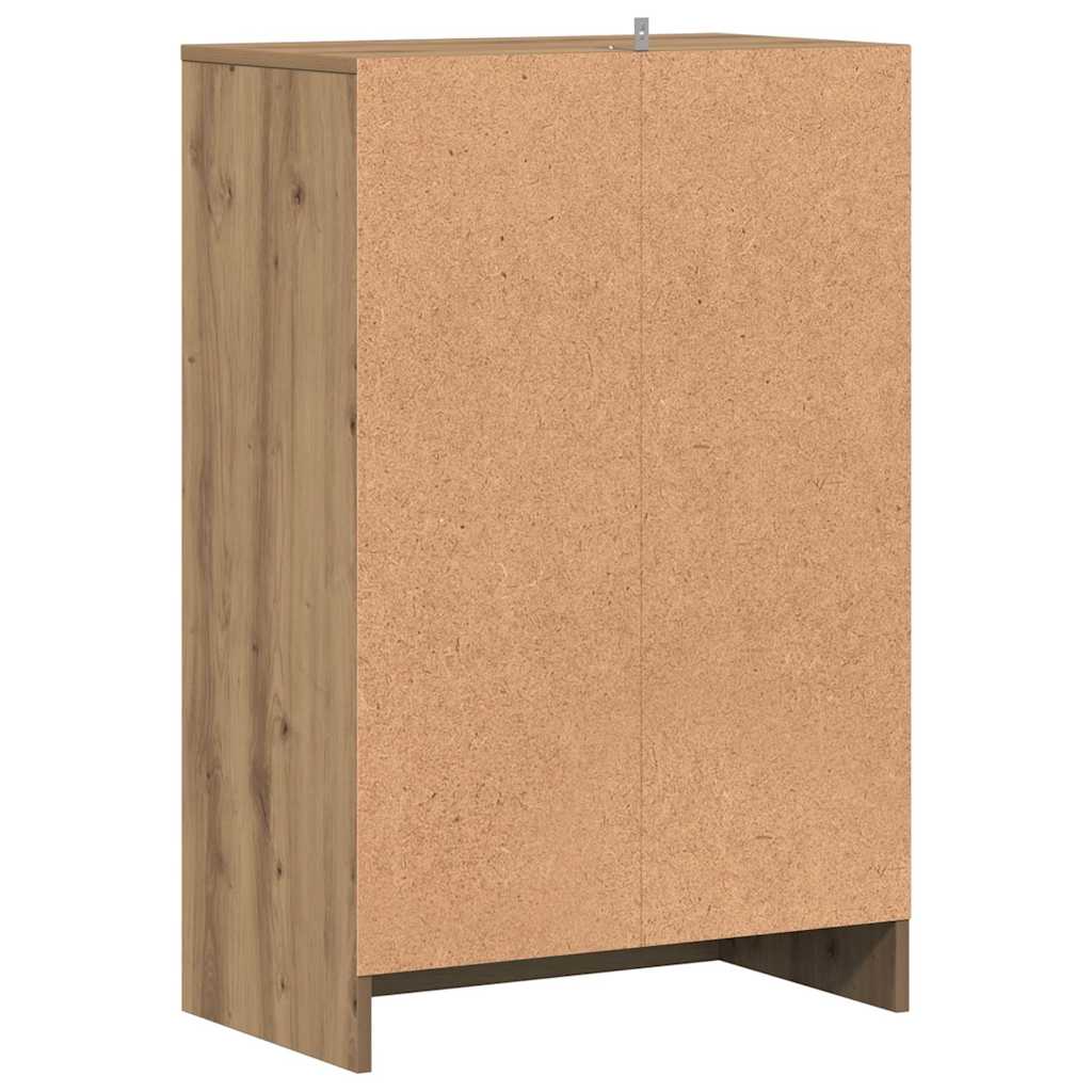 Armoire à chaussures chêne artisanal bois d'ingénierie - XIOS