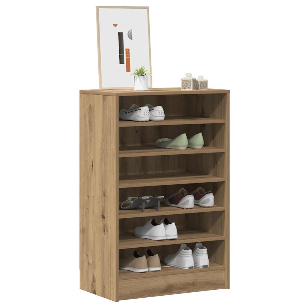 Armoire à chaussures chêne artisanal bois d'ingénierie - XIOS