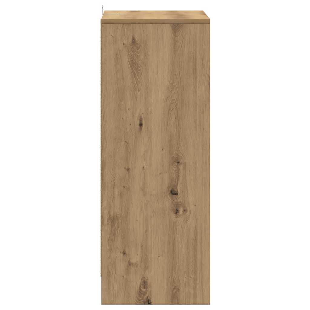 Armoire à chaussures chêne artisanal bois d'ingénierie - XIOS