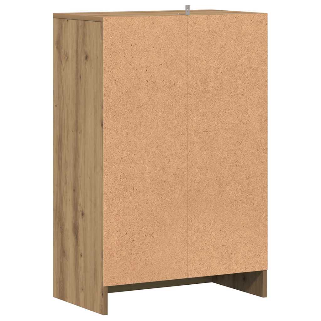 Armoire à chaussures chêne artisanal bois d'ingénierie - XIOS