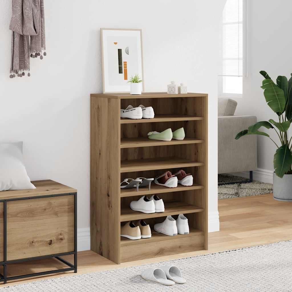 Armoire à chaussures chêne artisanal bois d'ingénierie - XIOS