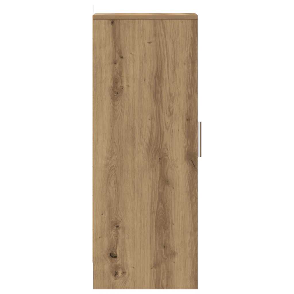 Armoire à chaussures vieux bois 32x35x92 cm bois d'ingénierie - XIOS