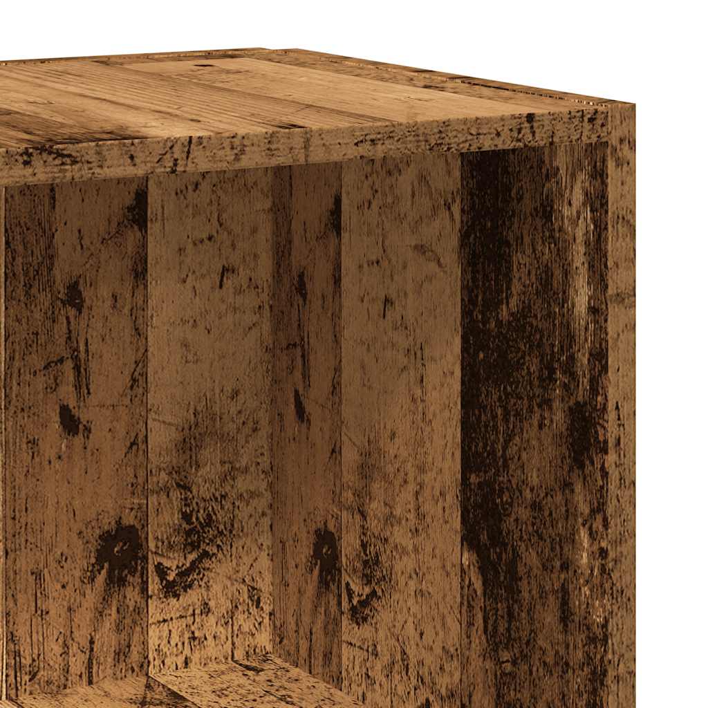 Armoire d'angle vieux bois 33x33x100 cm bois d'ingénierie - XIOS