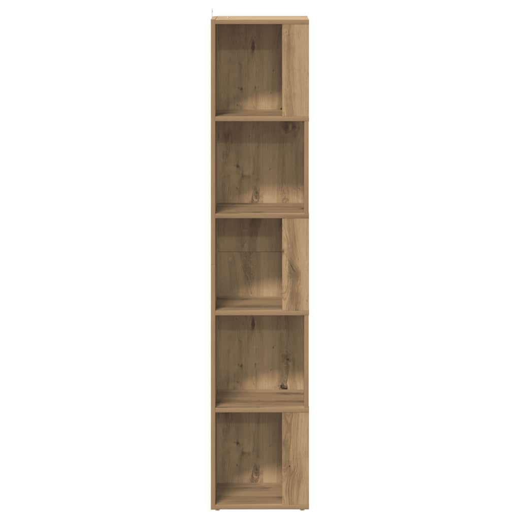Armoire d'angle chêne artisanal 33x33x165 cm bois d'ingénierie - XIOS