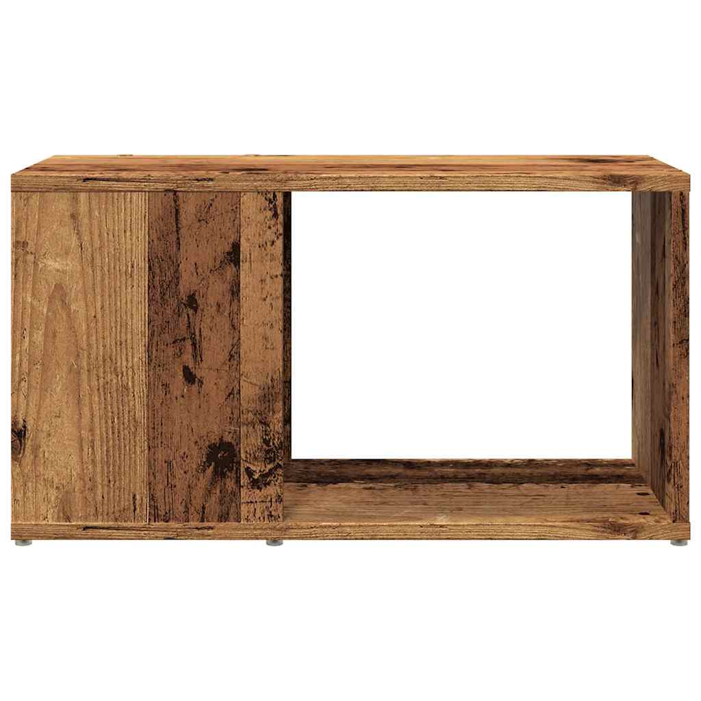 Meuble TV vieux bois 60x24x32cm bois d'ingénierie - XIOS