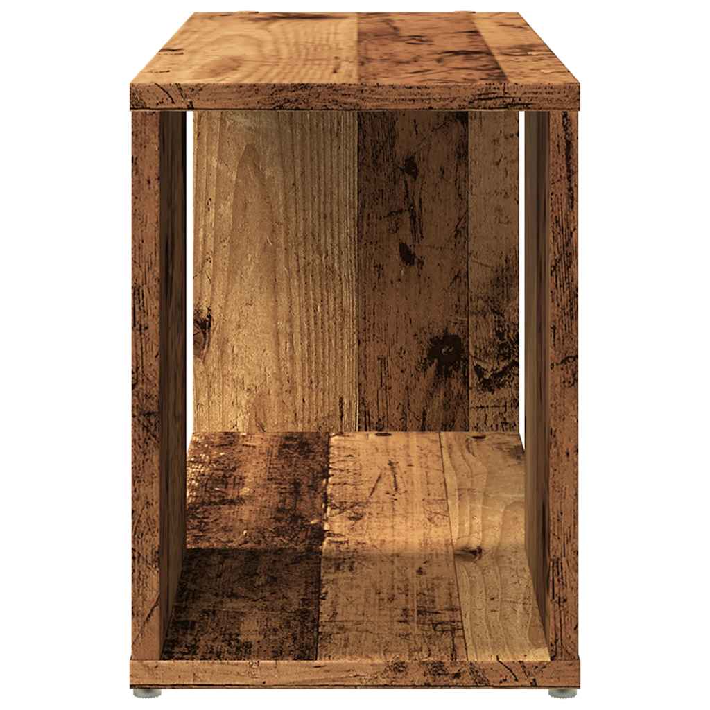Meuble TV vieux bois 60x24x32cm bois d'ingénierie - XIOS