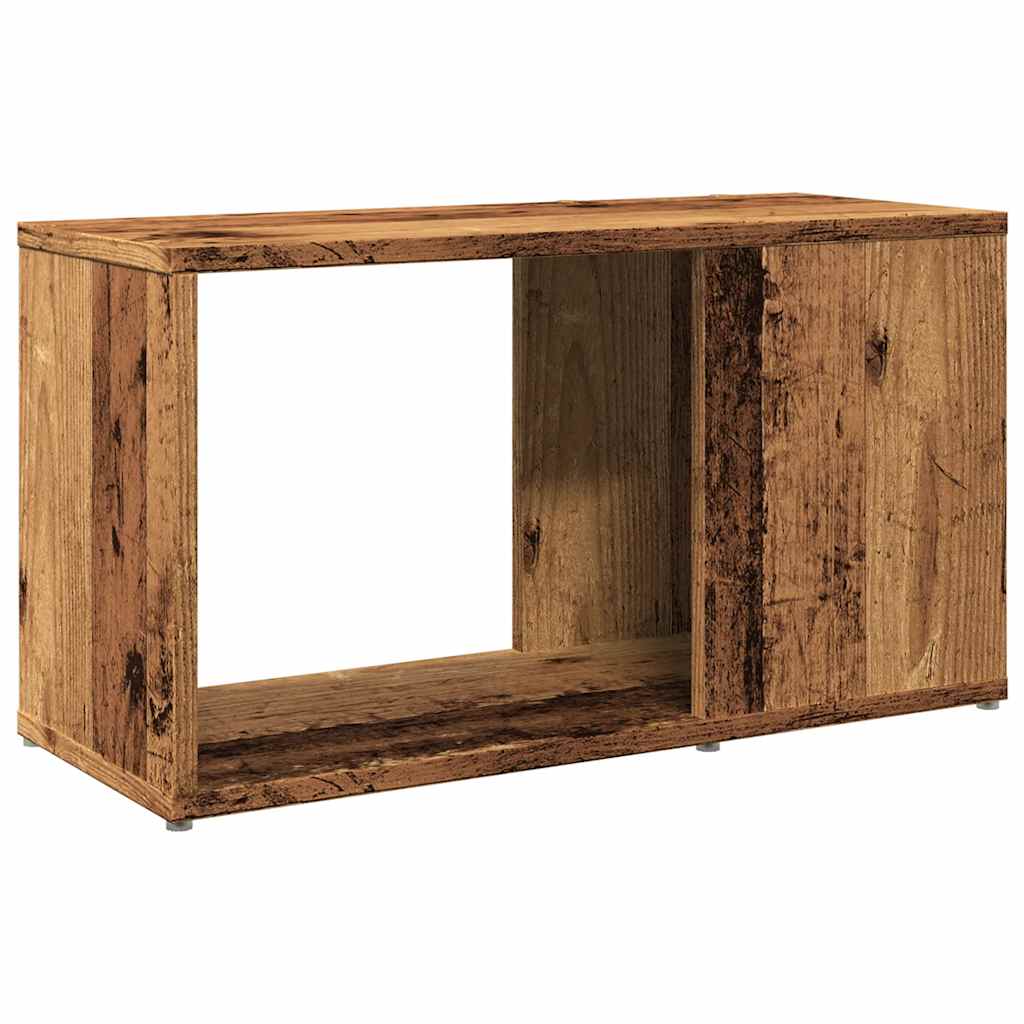Meuble TV vieux bois 60x24x32cm bois d'ingénierie - XIOS
