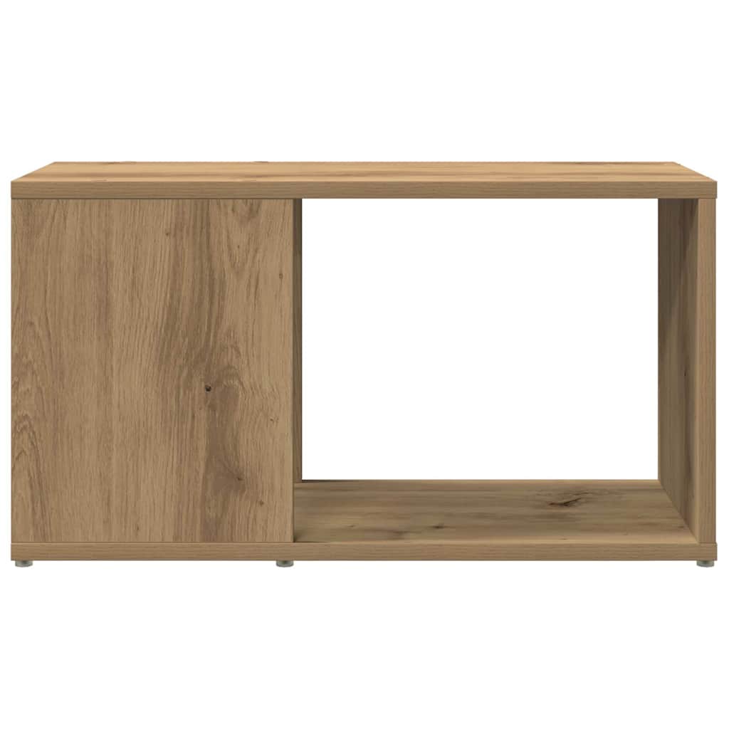 Meuble TV chêne artisanal 60x24x32 cm bois d'ingénierie - XIOS