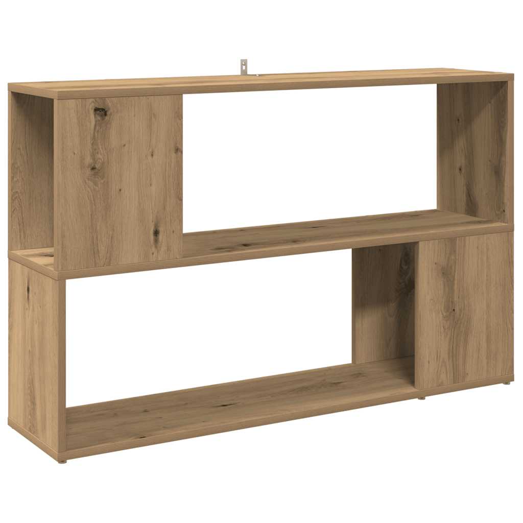 Bibliothèque chêne artisanal 100x24x63 cm bois d'ingénierie - XIOS