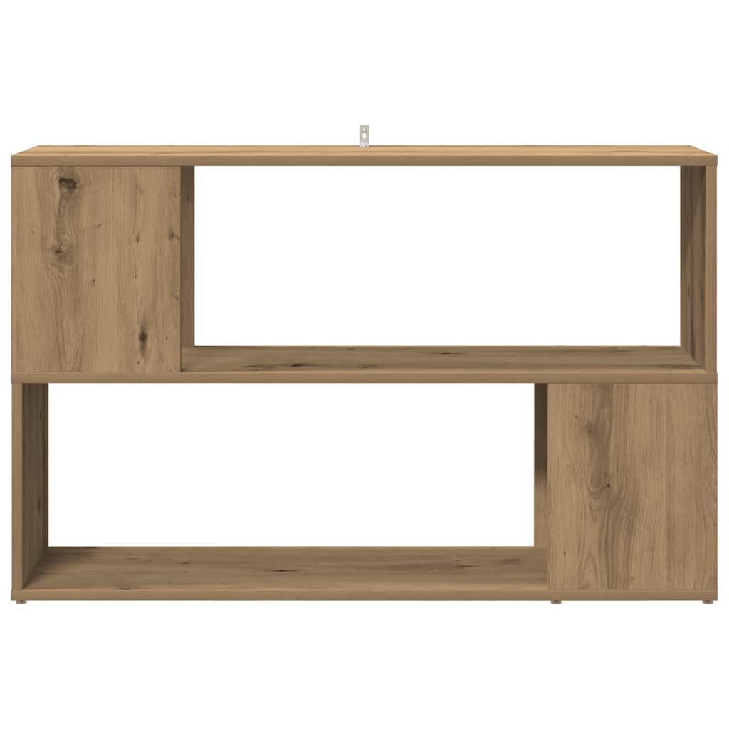 Bibliothèque chêne artisanal 100x24x63 cm bois d'ingénierie - XIOS