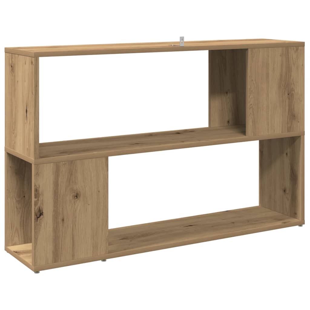 Bibliothèque chêne artisanal 100x24x63 cm bois d'ingénierie - XIOS