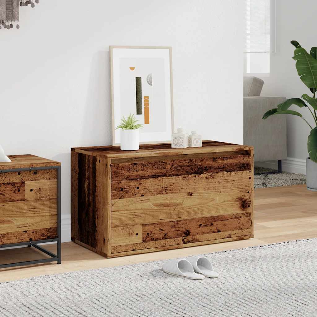 Banc d'entrée 80x40x45 cm vieux bois bois d'ingénierie - XIOS