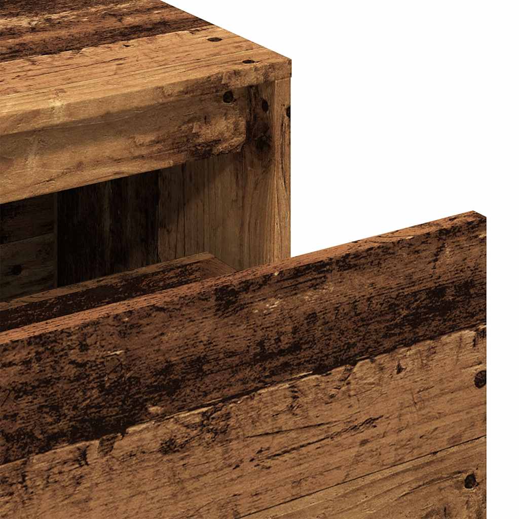 Banc d'entrée 80x40x45 cm vieux bois bois d'ingénierie - XIOS