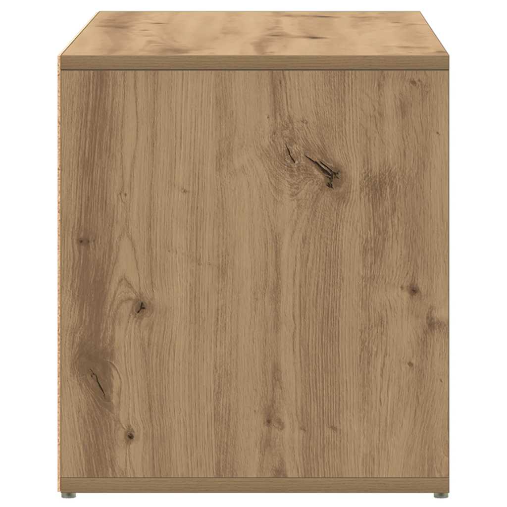 Banc d'entrée 80x40x45 cm chêne artisanal bois d'ingénierie - XIOS
