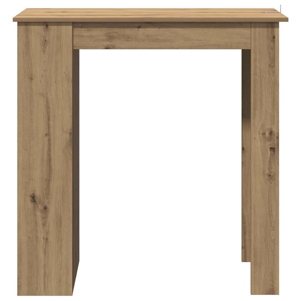 Table de bar avec étagère chêne artisanal bois d'ingénierie - XIOS
