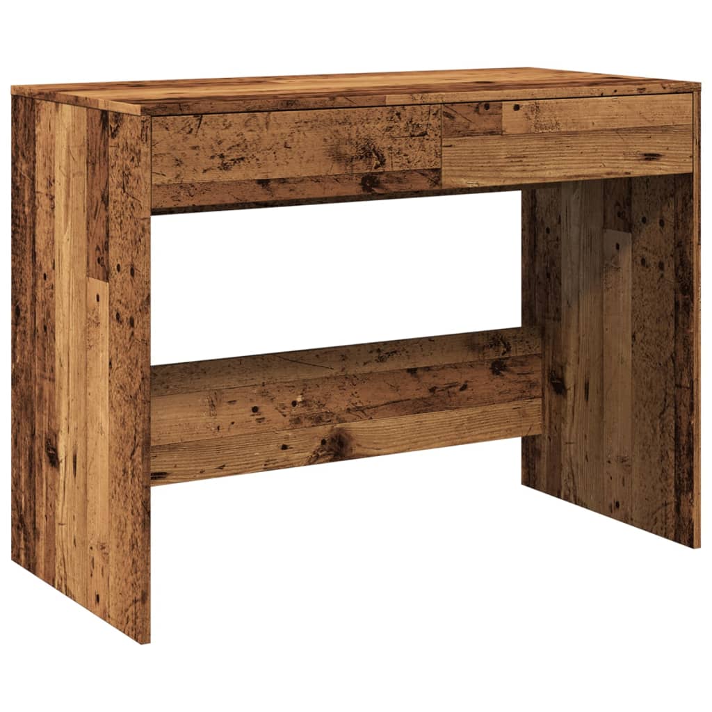 Bureau vieux bois 101x50x76,5 cm bois d'ingénierie - XIOS