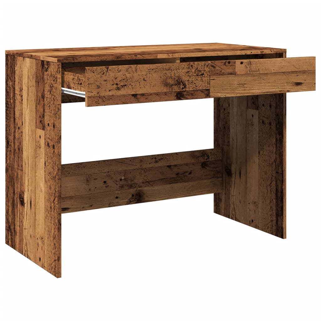 Bureau vieux bois 101x50x76,5 cm bois d'ingénierie - XIOS