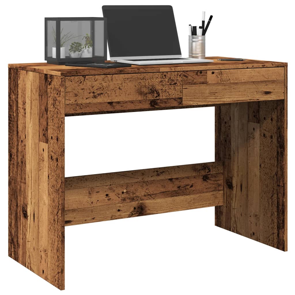 Bureau vieux bois 101x50x76,5 cm bois d'ingénierie - XIOS