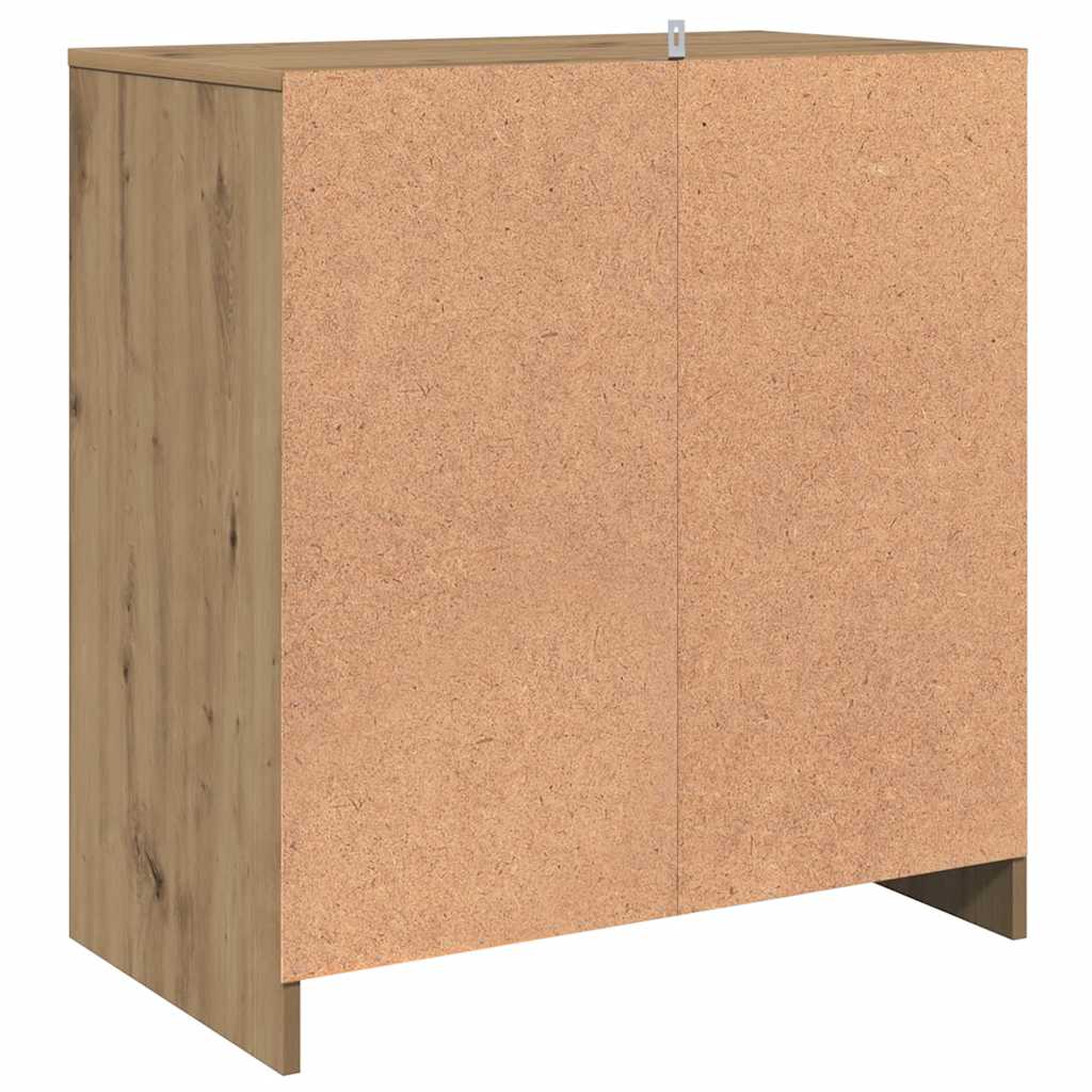 Buffet chêne artisanal 70x41x75 cm bois d'ingénierie - XIOS
