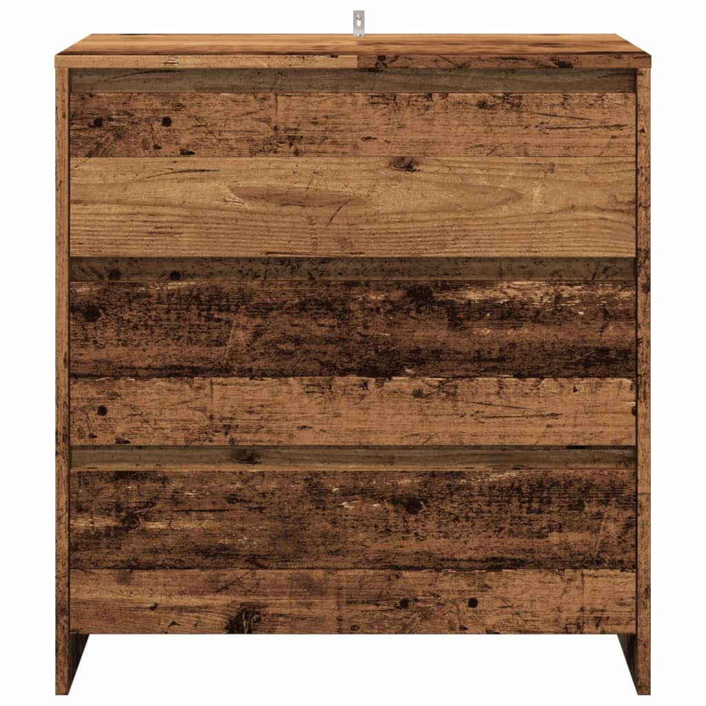 Buffet vieux bois 70x41x75 cm bois d'ingénierie - XIOS
