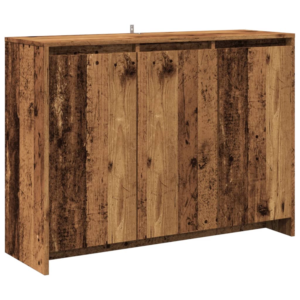 Buffet vieux bois 102x33x75 cm bois d'ingénierie - XIOS