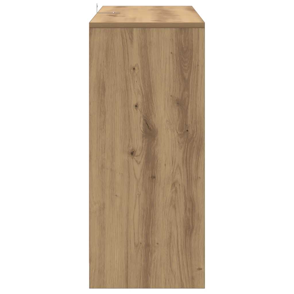 Buffet chêne artisanal 102x33x75 cm bois d'ingénierie - XIOS