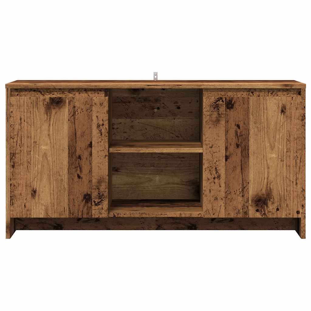 Meuble TV vieux bois 102x37,5x52,5 cm bois d'ingénierie - XIOS