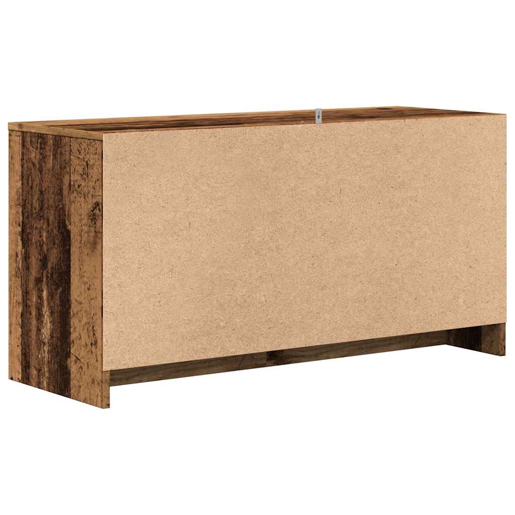 Meuble TV vieux bois 102x37,5x52,5 cm bois d'ingénierie - XIOS