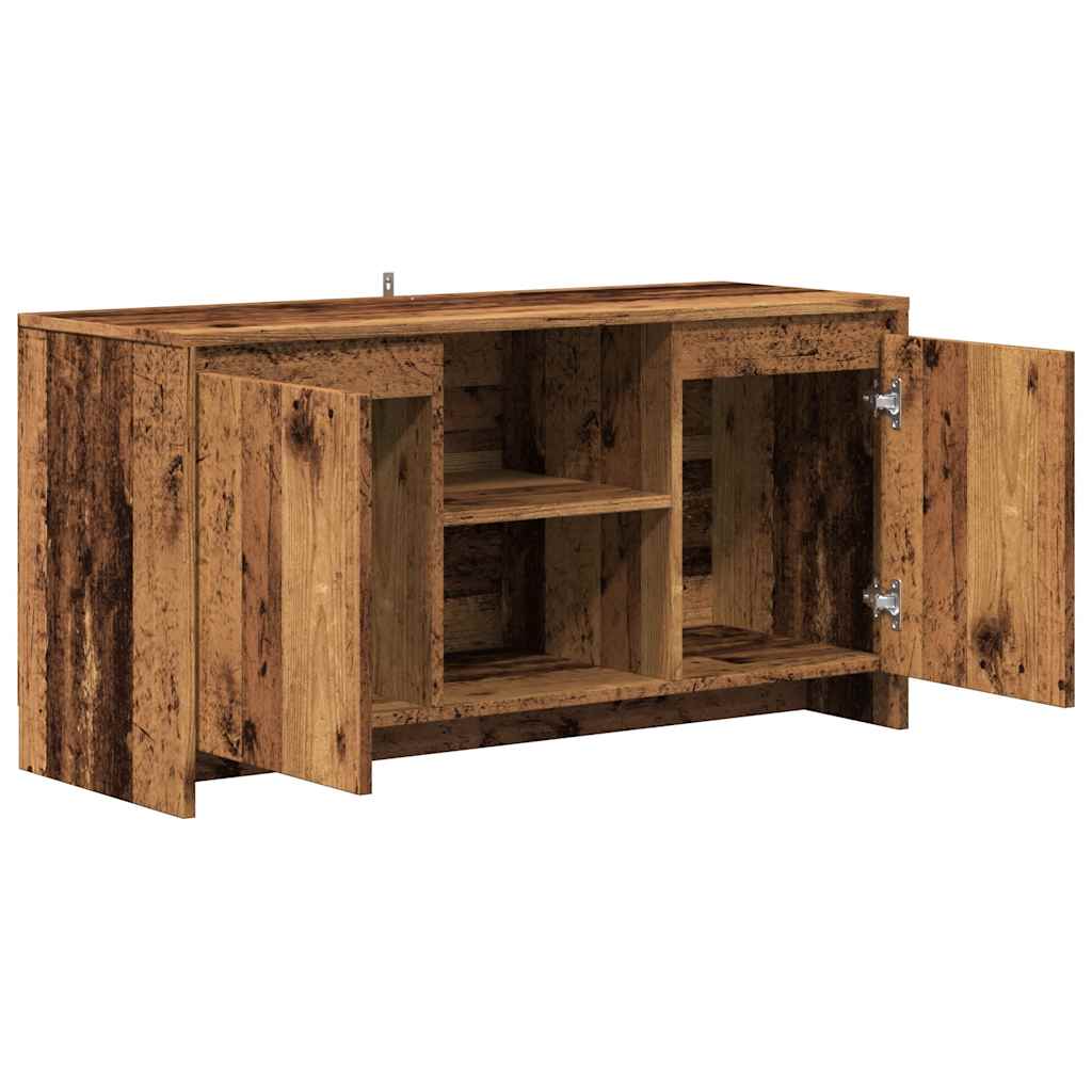Meuble TV vieux bois 102x37,5x52,5 cm bois d'ingénierie - XIOS