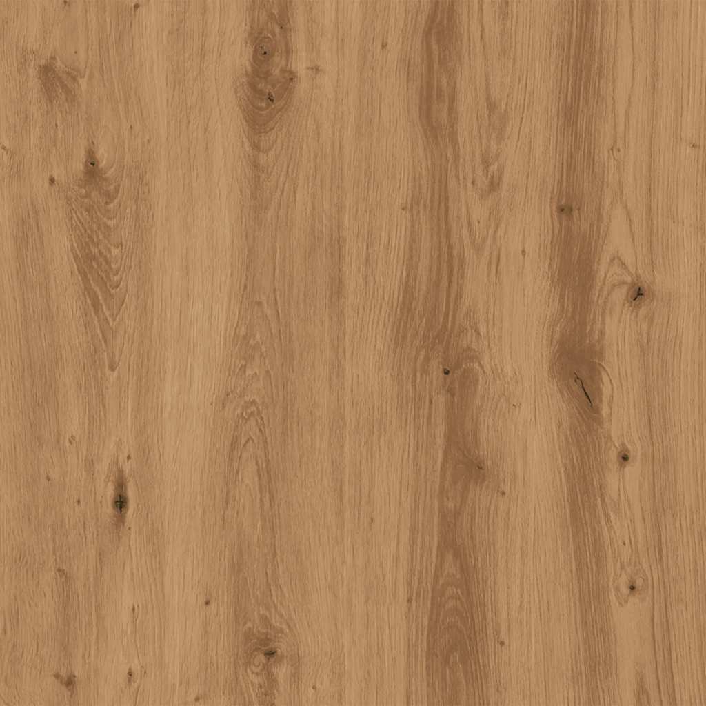 Meuble TV chêne artisanal 102x37,5x52,5 cm bois d'ingénierie - XIOS