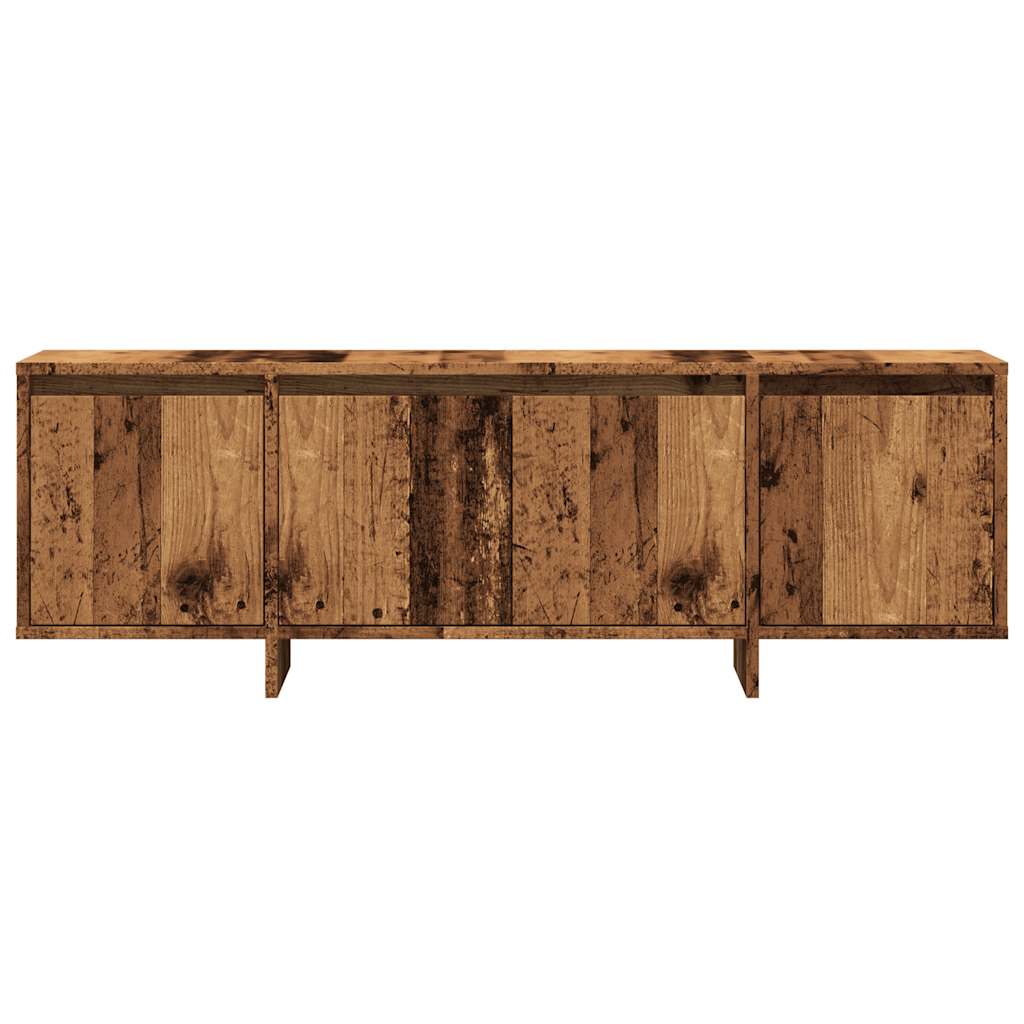 Meuble TV vieux bois 120x30x40,5 cm bois d'ingénierie - XIOS