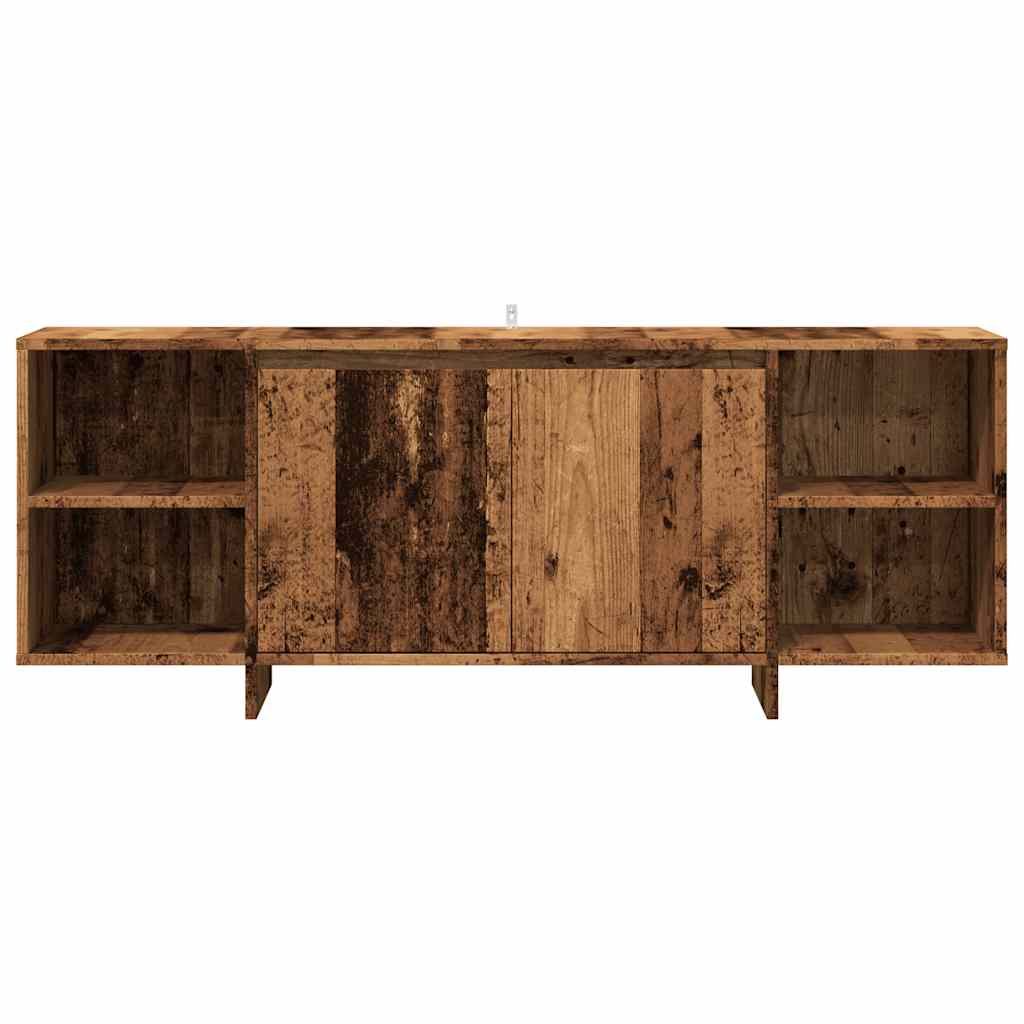 Meuble TV vieux bois 130x35x50 cm bois d'ingénierie - XIOS
